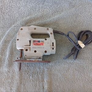 Vintage Skil Jigsaw 487, Corded 2 Speed Switch, Plastic, Gray, TESTED - WORKS